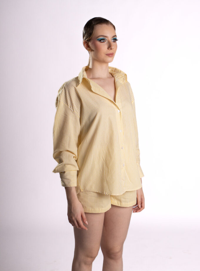 Camisa Oversized Ritmo Amarela