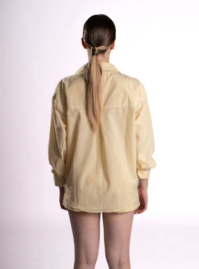 Camisa Oversized Ritmo Amarela